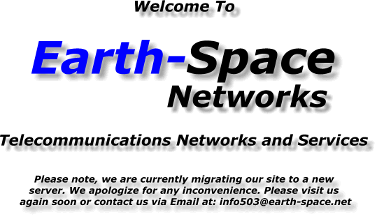 Welcome to Earth-Space Networks